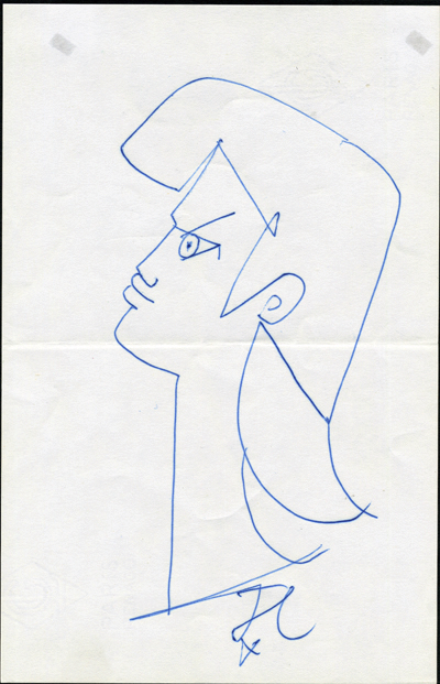 France_1961_Yvert_1282p-Scott_985_unadopted_Marianne_de_Cocteau_MAQ