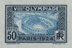France_1924_Yvert_186a-Scott_201_unadopted_Jeux_Olympiques_Paris_50c_dark-blue_+_blue_typo_c_AP_detail