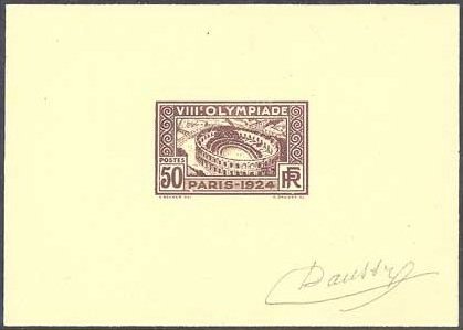 France_1924_Yvert_186a-Scott_201_unadopted_Jeux_Olympiques_Paris_50c_violet-brown_typo_AP