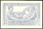 France_1924_Yvert_212d-Scott_222_unissued_30c_Arts_decoratifs_grey-blue_AP