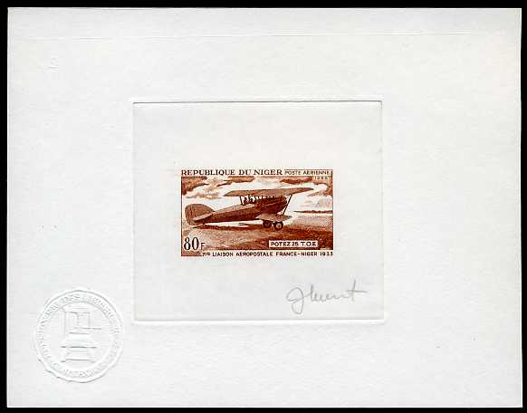 Niger_1968_Yvert_PA84-Scott_C84_brown_ab