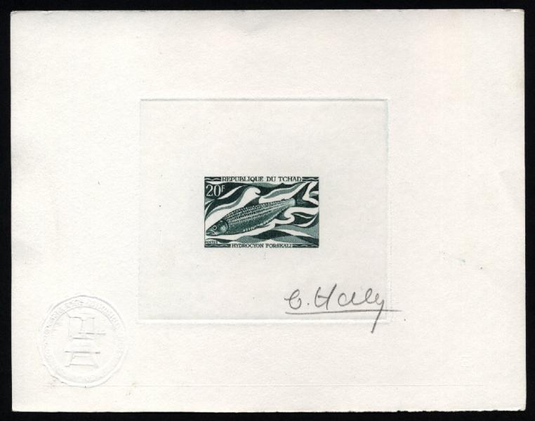 Chad_1969_Yvert_219-Scott_221_dark-green_e