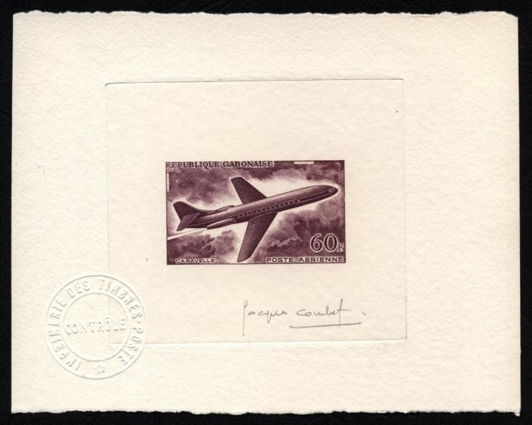 Gabon_1962_Yvert_PA9-Scott_C9_dark-violet