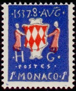 Monaco_1954_Yvert_408-Scott_315_typo