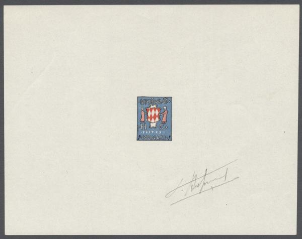 Monaco_1954_Yvert_408-Scott_315_multicolor_typo_a