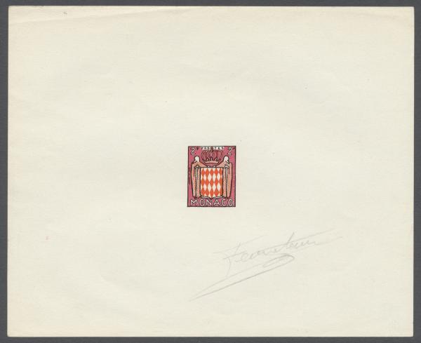 Monaco_1954_Yvert_409-Scott_316_multicolor_typo_c