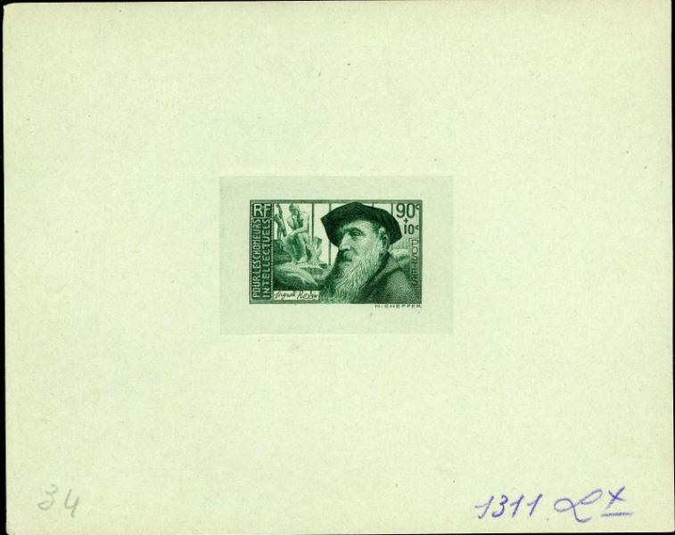 France_1937_Yvert_344-Scott_B50_green_1311_Lx_a