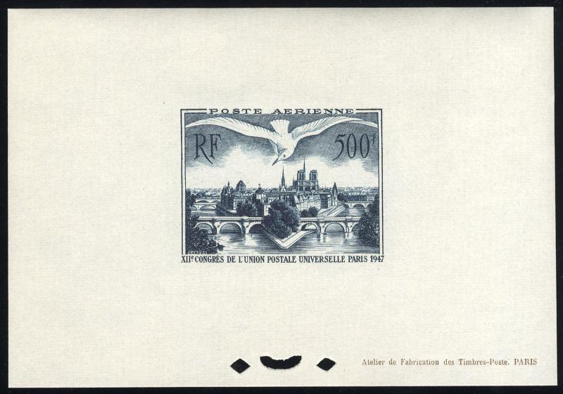 France_1947_Yvert_PA20-Scott_C22_small_size_gummed_f