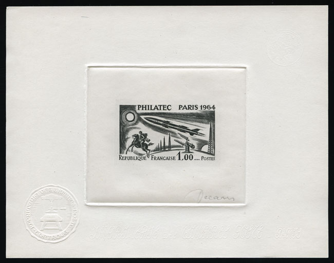 France_1964_Yvert_1422-Scott_1100_black_b
