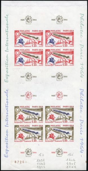 France_1964_Yvert_1422-Scott_1100_full_sheet_a