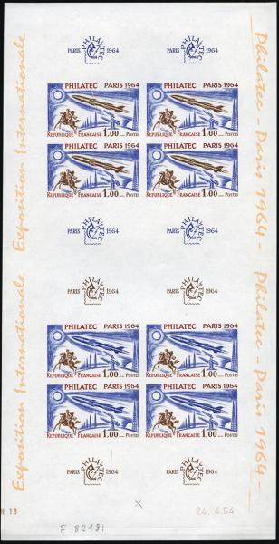 France_1964_Yvert_1422-Scott_1100_full_sheet_b
