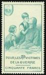 France_1940_Yvert_465g-Scott_B103_unadopted_50f_Victimes_de_la_Guerre_US