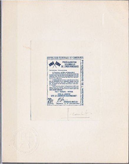 Cameroun_1967_Yvert_433-Scott_452_blue_b