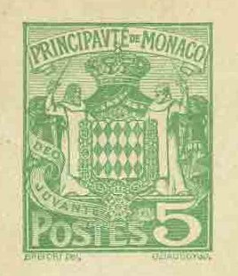 Monaco_1925_Yvert_75-Scott_63_green_typo_detail