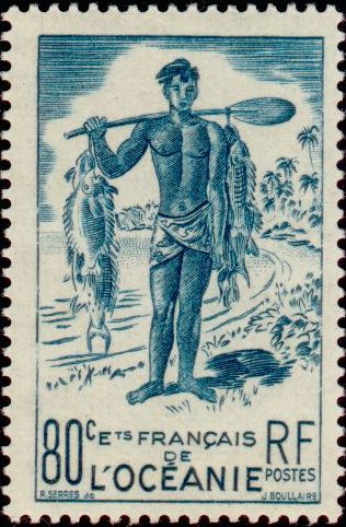 Polinesia_Oceanie_1948_Yvert_187-Scott_165
