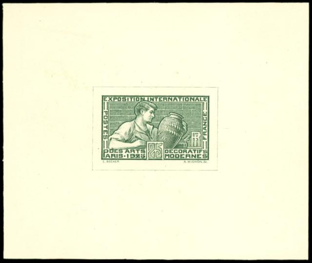 France_1924_Yvert_212a-Scott_222_unissued_in_TD_Arts_decoratifs_green_d_AP