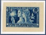 France_1924_Yvert_214a-Scott_224_unadopted_50c_Arts_decoratifs_blue_helio_AP