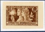 France_1924_Yvert_214a-Scott_224_unadopted_50c_Arts_decoratifs_brown_helio_AP