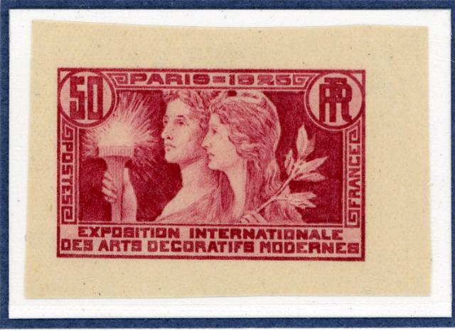 France_1924_Yvert_214a-Scott_224_unadopted_50c_Arts_decoratifs_red_helio_AP