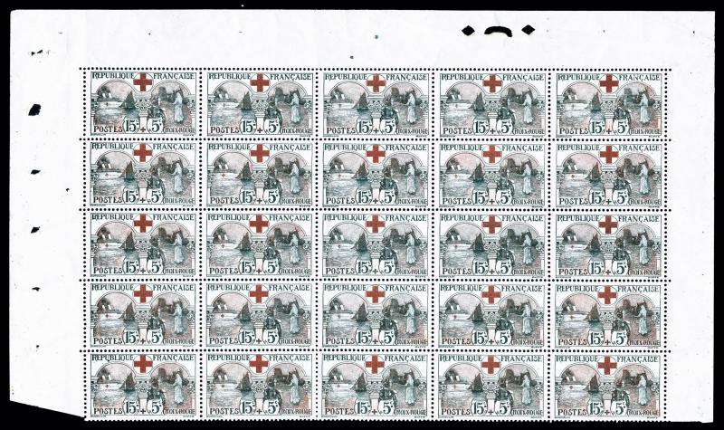 France_1918_Yvert_156-Scott_B11_typo_sheet_b