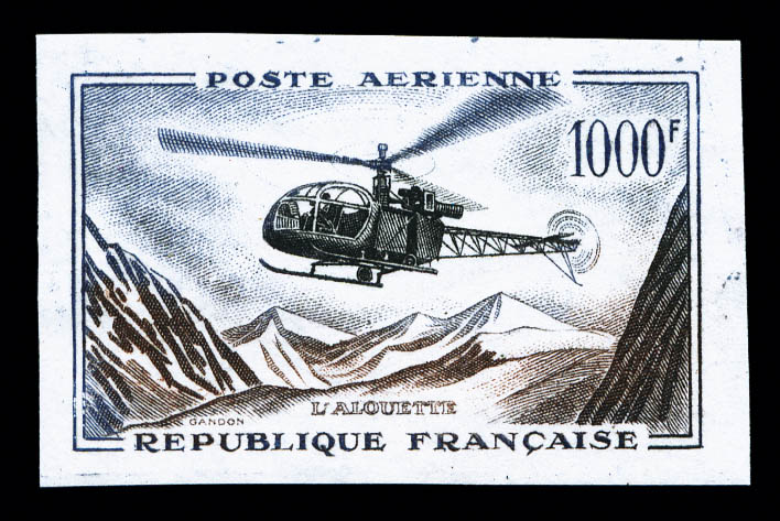 France_1957_Yvert_PA37-Scott_C36_multicolor_d
