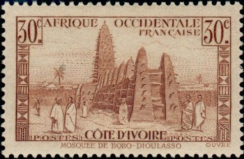 Ivory_Coast_1944_Yvert_171-Scott