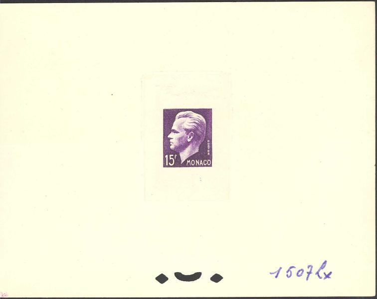 Monaco_1950_Yvert_348a-Scott_278_unadopted_thick_engraving_Rainier_III_violet_1507_Lx_ab_CP