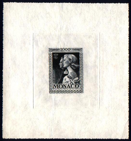 Monaco_1959_Yvert_PA72a-Scott_C55_unadopted_1000f_Grace_et_Rainier_III_gros_black_b_AP