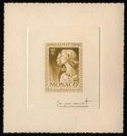 Monaco_1959_Yvert_PA72b-Scott_C55_unadopted_1000f_Grace_et_Rainier_III_maigre_brown-yellow_AP