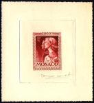 Monaco_1959_Yvert_PA72b-Scott_C55_unadopted_1000f_Grace_et_Rainier_III_maigre_red_AP