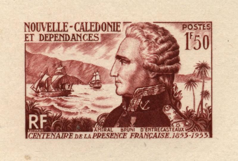 N_Caledonia_1953_Yvert_280-Scott_296_brown-red_a_detail