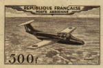 France_1953_Yvert_PA32b-Scott_C31b_unadopted_500f_Fleuret_sepia_ATP_detail