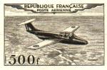 France_1953_Yvert_PA32b-Scott_C31b_unadopted_500f_Fleuret_sepia_c_AP_detail