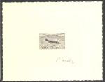 France_1953_Yvert_PA32b-Scott_C31b_unadopted_500f_Fleuret_sepia_f_AP