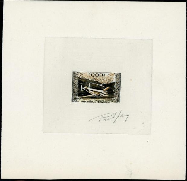 France_1954_Yvert_PA33-Scott_C32_hand_multicolor_a