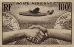 France_1946_Yvert_PA-Scott_C_unadopted_Lionel_de_Marmier_100f_sepia_1604_aa_CP_detail