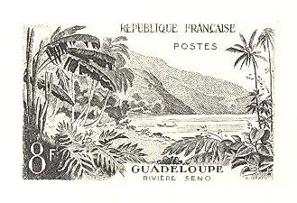 France_1957_Yvert_1125a-Scott_850_unadopted_Guadeloupe_1er_etat_black_ab_AP_detail