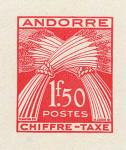Andorra_1943_Yvert_Taxe_25-Scott_J25_typo_a_detail_a