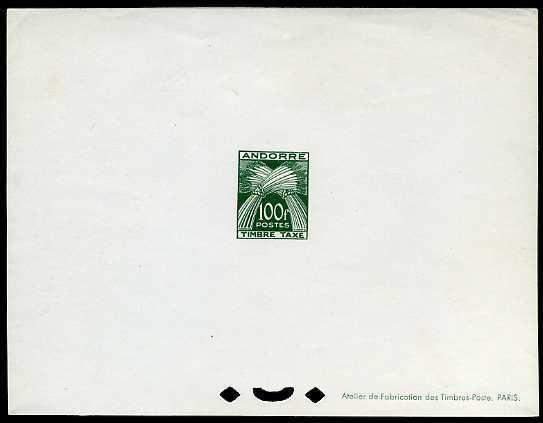 Andorra_1953_Yvert_Taxe_41-Scott_J41_typo_a