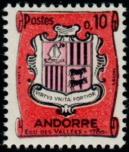 Andorra_1961_Yvert_155-Scott_144_typo