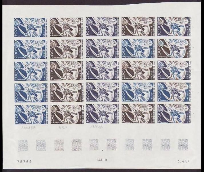 Mali_1967_Yvert_PA44-Scott_C44_full_sheet
