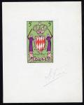 Monaco_1954_Yvert_411-Scott_318_multicolor_typo_d