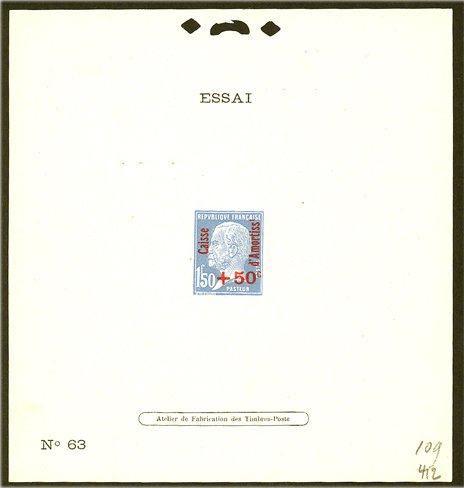 France_1927_Yvert_248c-Scott_B26_Pasteur_unadopted_red_overprint_blue_109_412_N_63_typo_DP