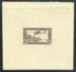 Polinesia_Oceanie_1934_Yvert_PA1a-Scott_C1_seaplane_unissued_in_TD_black_a_AP