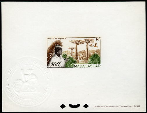Madagascar_1952_Yvert_PA73-Scott_C56_a