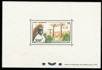 Madagascar_1952_Yvert_PA73-Scott_C56_gummed_perf_b