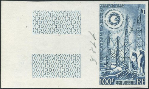FSAT_1963_Yvert_PA7-Scott_C6_blue