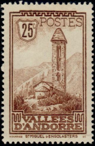 Andorra_1932_Yvert_31-Scott