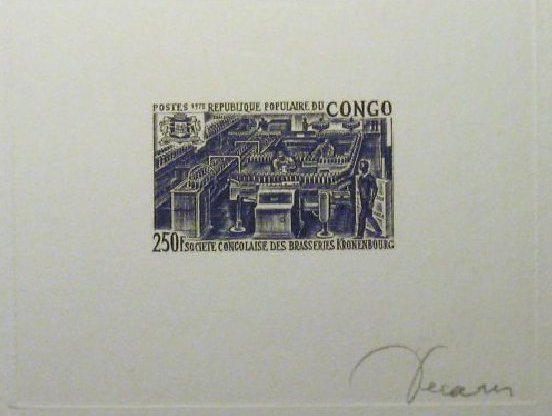 Congo_1973_Yvert_333-Scott_283_violet_detail