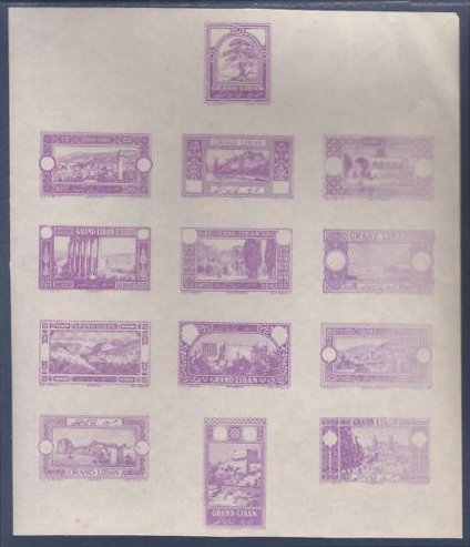 Liban_1925_Yvert_50-62-Scott_etat_lilac_helio
